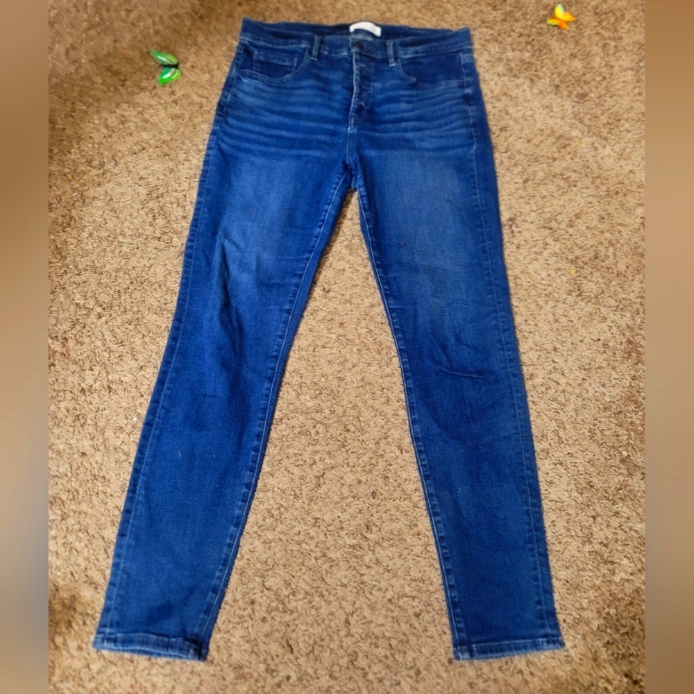 Free People Skinny Jeans good condition color blue more details in pic